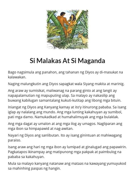 kinantot ng malakas|Si Malakas At Si Maganda (Buod) .